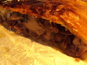 Duck Confit and Porcini Pastry